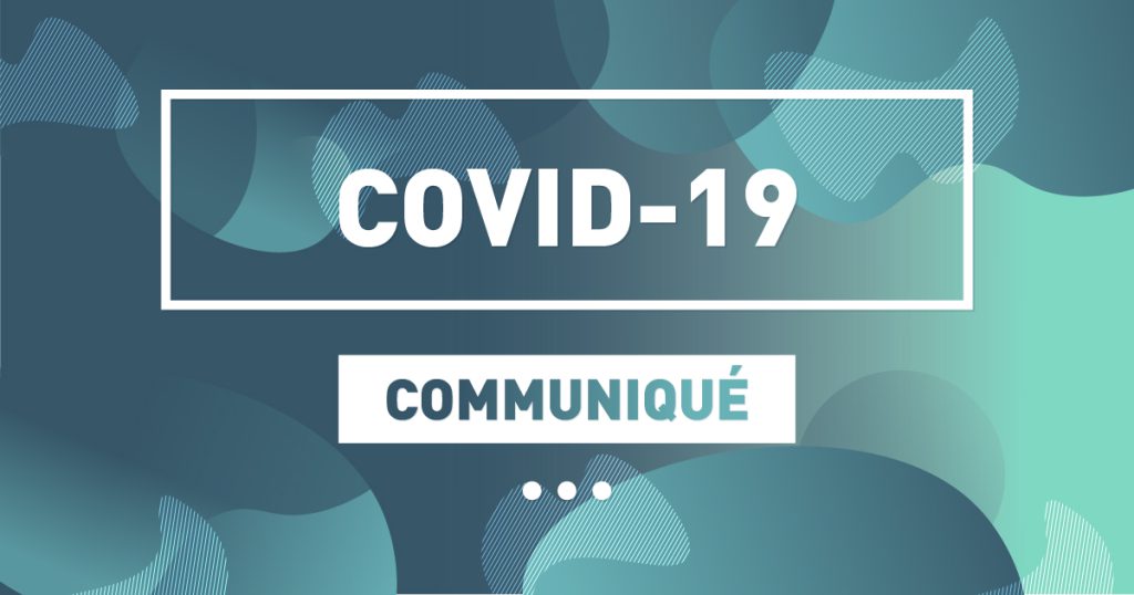 Communiqué Covid-19