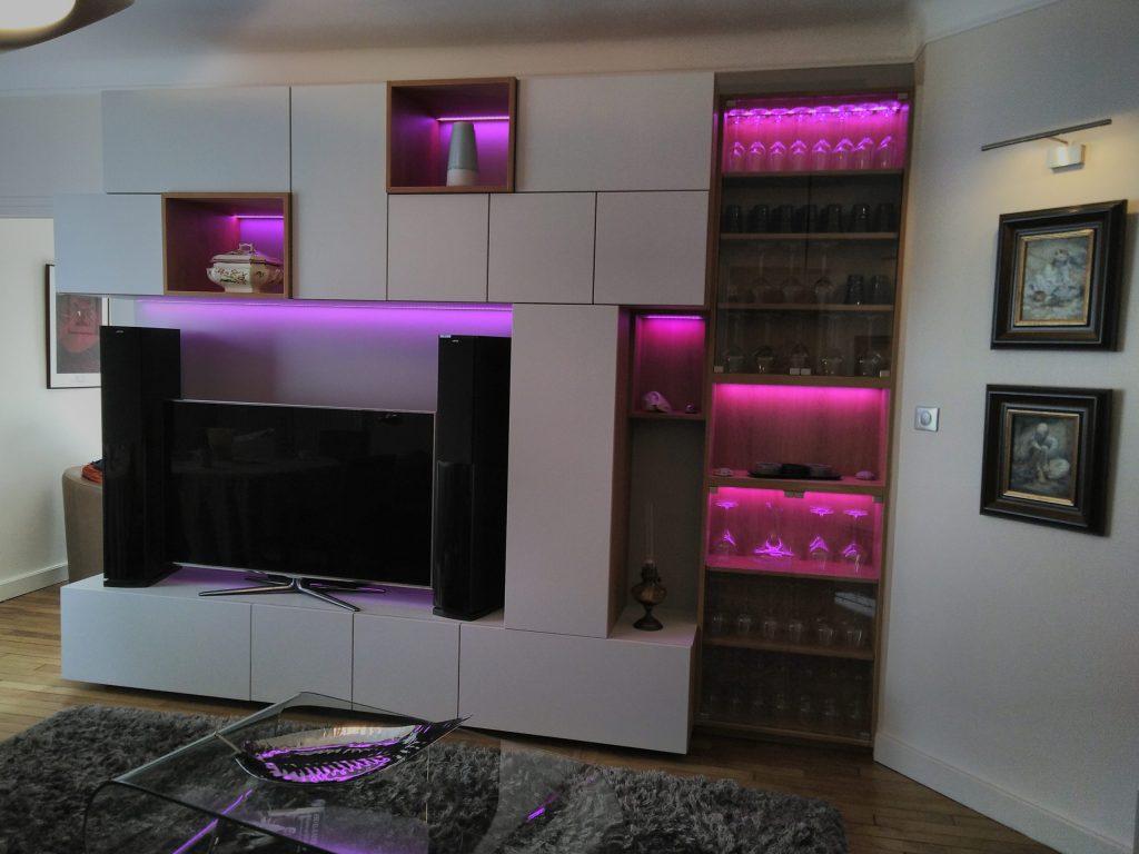 Meuble télévision avec Led