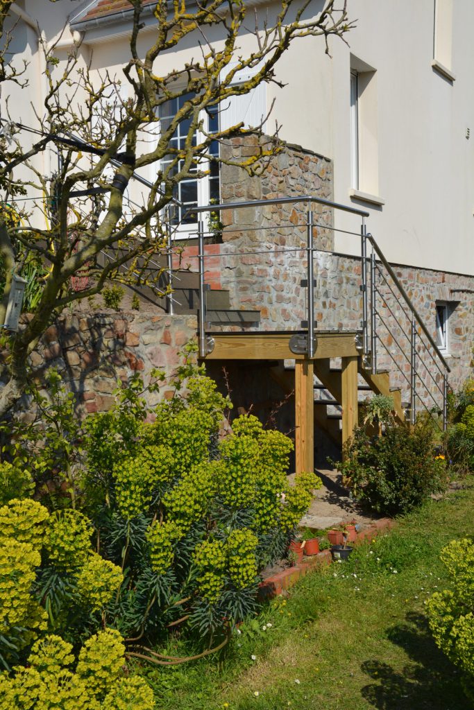 Escalier pour terrasse Silvadec